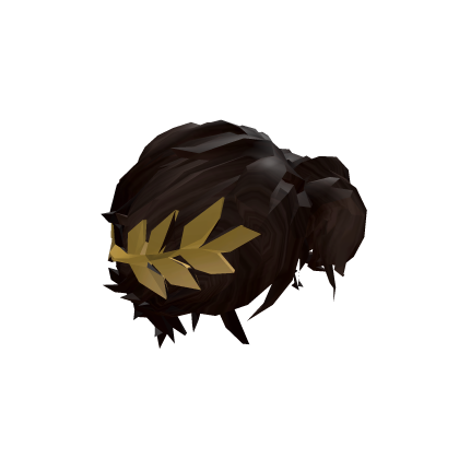 Messy Wavy Hair w/ Leaf Wreath
