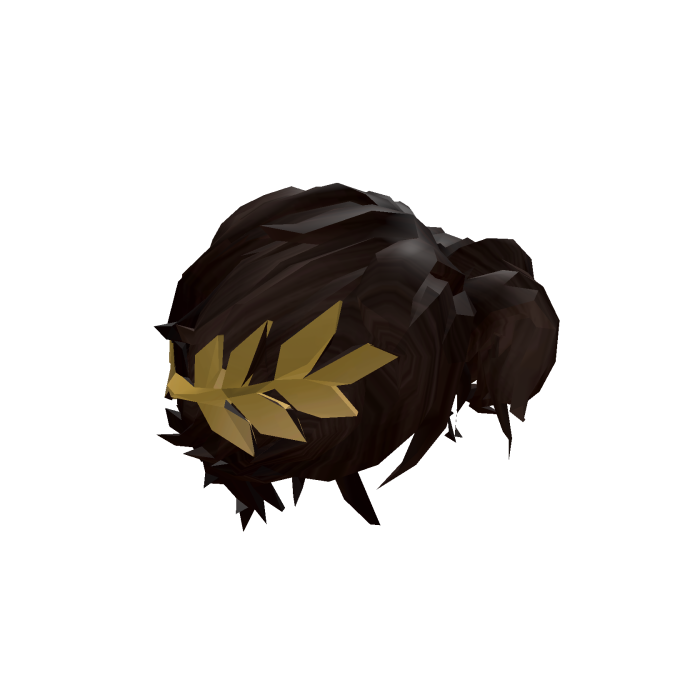Messy Wavy Hair w/ Leaf Wreath