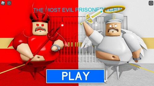 DEMON VS ANGEL BARRY'S PRISON RUN! (OBBY)