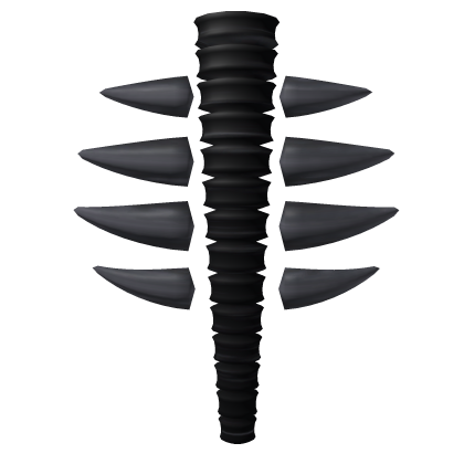 Black Skeleton Spine