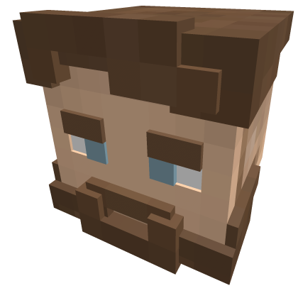 Pixel warrior w/blonde hair & beard [Graf] Roblox item