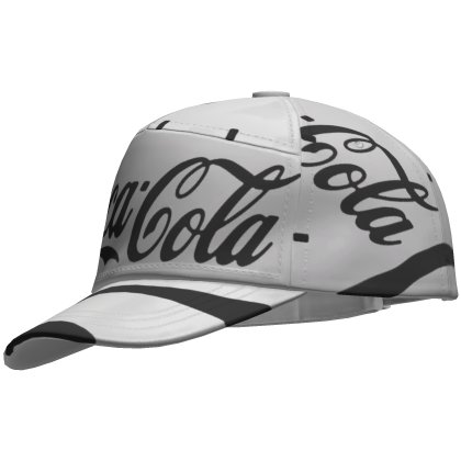 White Sidewept Coca-Cola Trucker Cap Roblox item