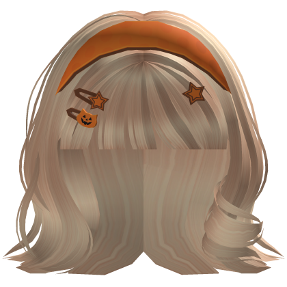 Blonde Wavy Bob with Halloween Headband