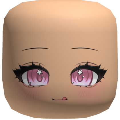 ♡ Cute Shiny Happy Girl Face Roblox item