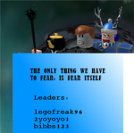 The Only Thing We Have to Fear, is FEAR itself