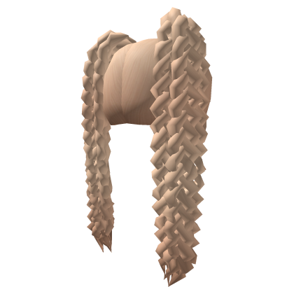 Braided Pigtails in Blonde Roblox item