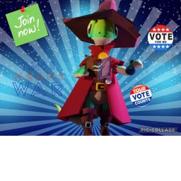 Come here to vote for lizard Wizards but be carful