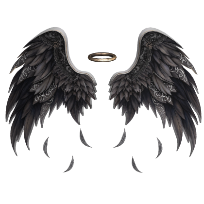 Emo Goth Dark Academia Fallen Angel Wings