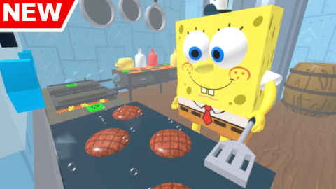 Escape Spongeboy Krusty Krab Obby! (NEW)