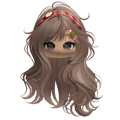 Light Brown Mori Kei Igari Hair w/ Cute Face 