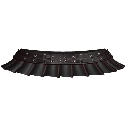 gothic pleated skirt w studded belts red Roblox item