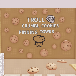 Troll Crumbl Cookies Tower
