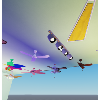 My version of the VF&M Ceiling fan display