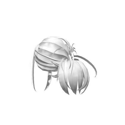 Androgynous Samurai Hair White Roblox item