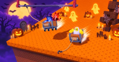 Grapple Cart Obby Roblox game thumbnail