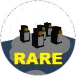 rare penguin badge