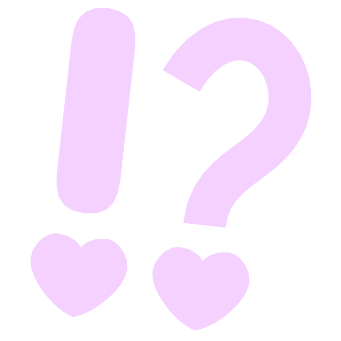 ♡ Cute Glowing Surprised Anime Sticker Purple
