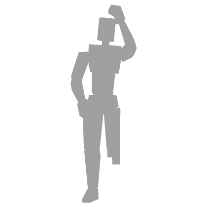 Aura Cowboy Leaning Pose (HOLDING HAT)