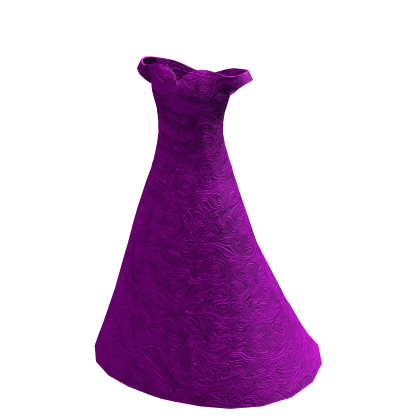Pink Rose Flowers Gala Dress thumbnail