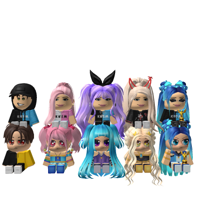 The Krew BUT they are in Plushie Form