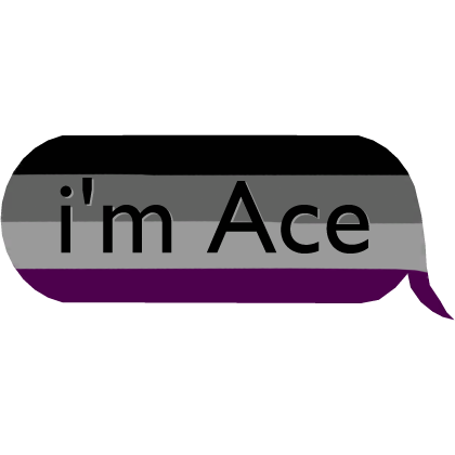 i'm Ace Pride Message 🗣 [sign] Roblox item
