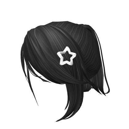 Cute Black Hair Roblox item