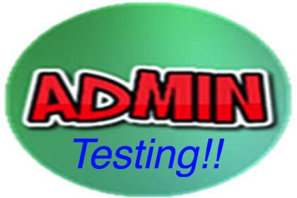 Admin Testing .V1