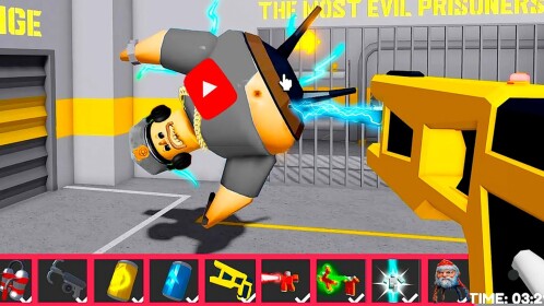 Évasion de prison de la police YouTube ! (Obby)