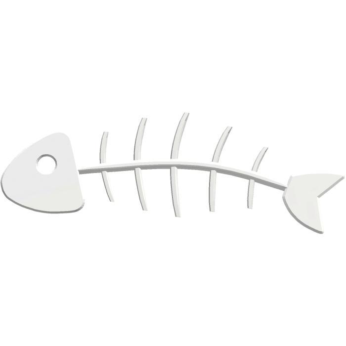 ༄ fish bone - mouth