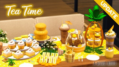 🍰☕ Tea Time  || Dessert Buffet