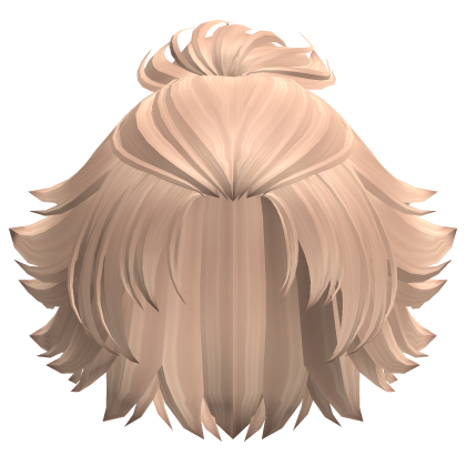 Wavy Anime Ponytail Boy Hair (Blonde) Roblox item