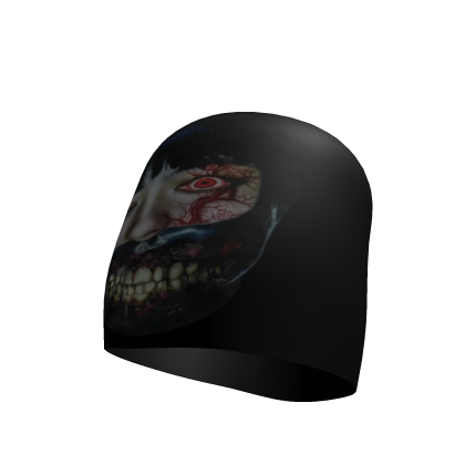 "aya" painting demons scary mask beanie