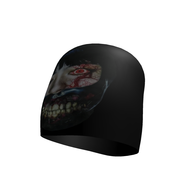 "aya" painting demons scary mask beanie