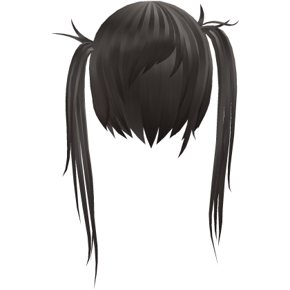 melancholy # asymmetrical twin tails ҂ brown