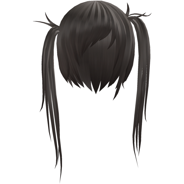melancholy # asymmetrical twin tails ҂ brown