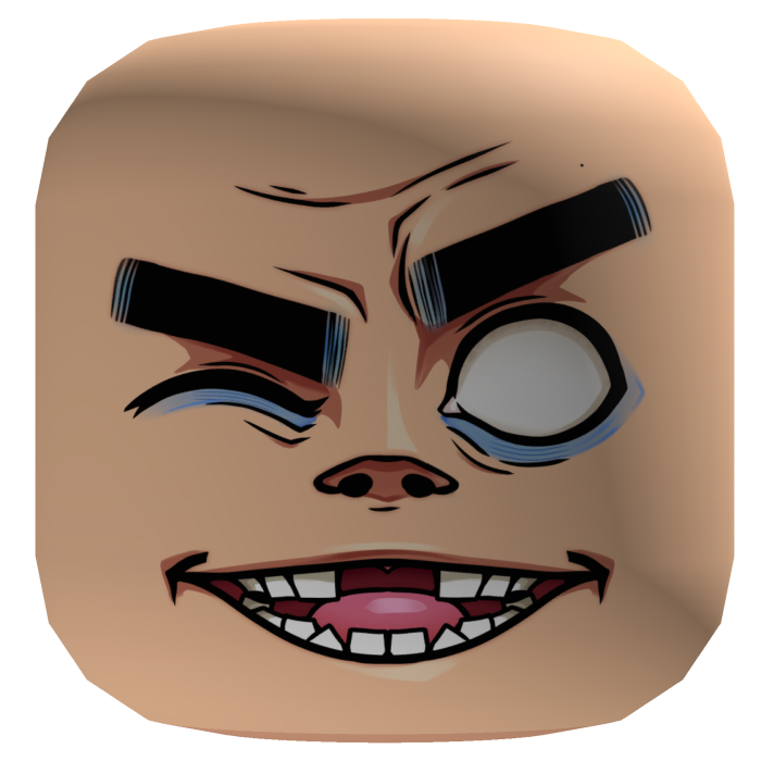 2D Gorillaz Face