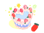 Strawberries & marshmallows