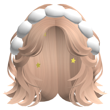Trendy Influencer Hair w/ Pimple Patches (Blonde) Roblox item