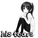 his tears