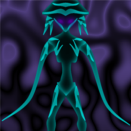 A drawing of a Zebalien Roblox decal