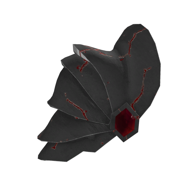 Crimson Edge Shoulder Armor - Right