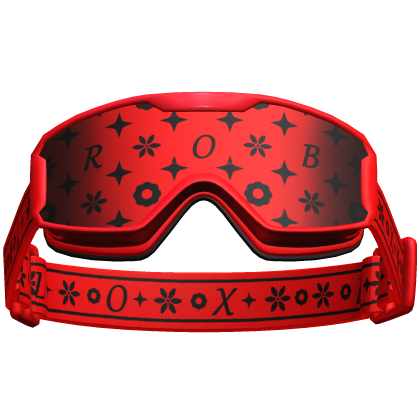Raised Goggles Red Ski Mask Lifted Racing Tactical thumbnail