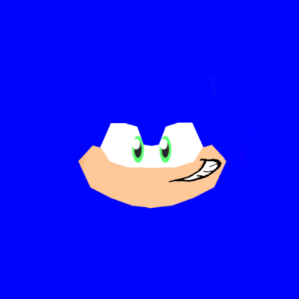 The Blue Blur Smile Roblox decal