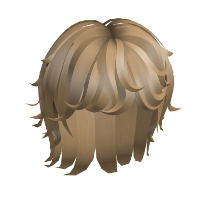 Stylish Swirly Wave Blonde Short Curly y2k Roblox item