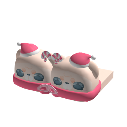Christmas Santa Beige Red Seal Slippers 1.0 🎄