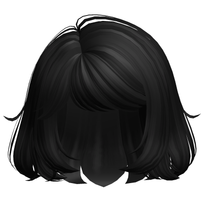 Short Layered Anime Girl Bob Hair (Black)