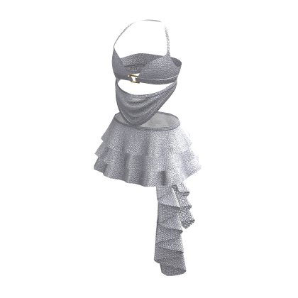 Cute White Y2K Chic Ruffle Korean Dress • DD26