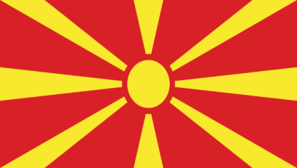 Flag of North Macedonia Roblox decal