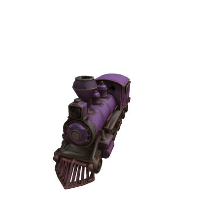Battle-Worn Amethyst-Purple Toy Train