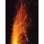 burning sparks